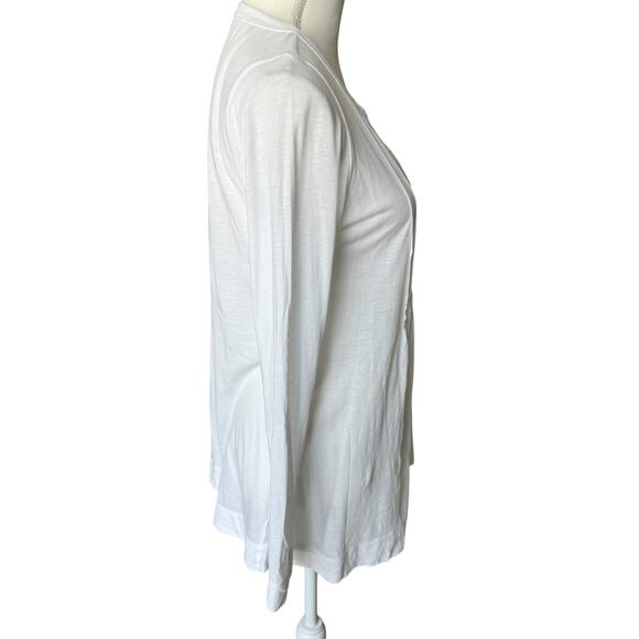 J. JILL Top Womens S White Lightweight 100% Cotton Breathable Natural Fiber - Picture 4 of 10
